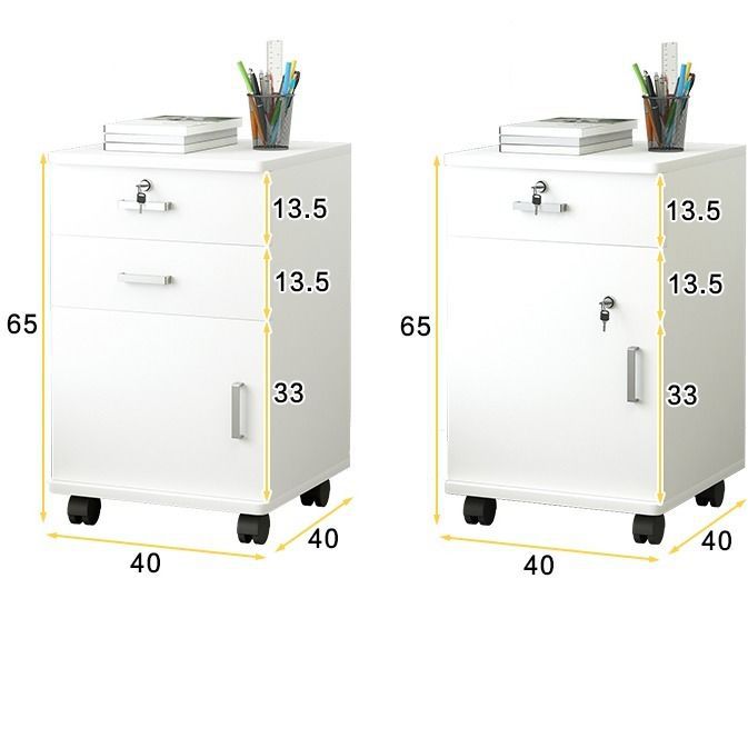Bedside Table Mini Cabinet File Cabinet Low Cabinet Drawer with Lock Data Cabinet Locker Bedroom Bedside Table Special Offer