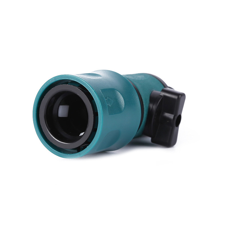 Factory Direct Sales European-Style Quick Connector with Switch Garden Sprinkler Hose Connector Water Gun Connector