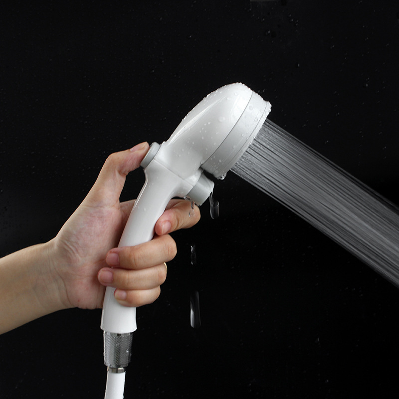Japanese Shower Water-Saving Shower Nozzle Strong Supercharged Shower with Switch Shower Shower Set Jsb022