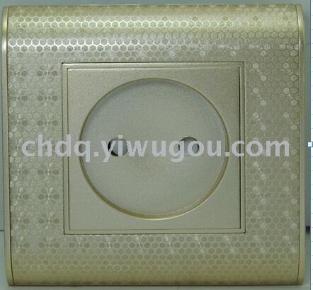 Q8013S, French switch.2 plug wall switch