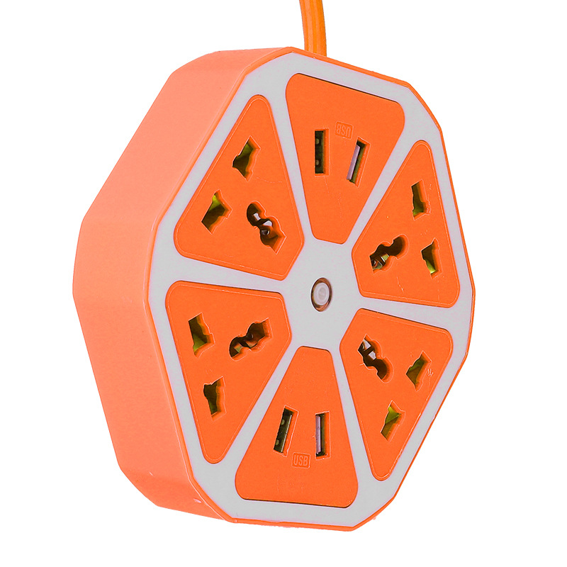 Foreign Trade British-Style Power Strip USB Plug Board with Cable Porous Position with Switch Power Strip Power Strip Seat