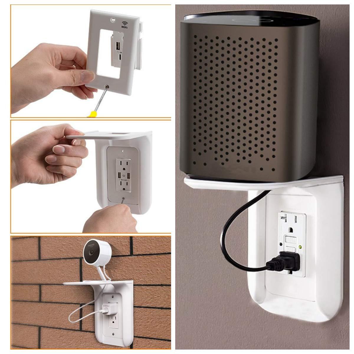 Second Generation Detachable Switch Socket Storage Rack Simple Wall Mounted Storage Rack Mobile Phone Charging Storage Rack Factory Direct Sales