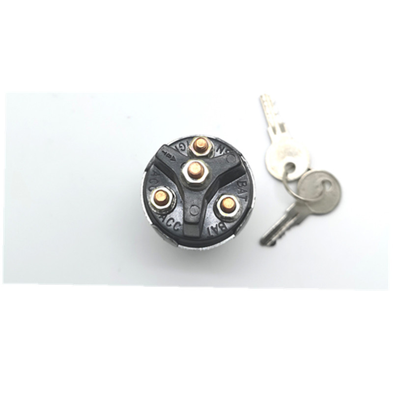 Applicable to Jk417418 Car Truck Tractor Forklift Ignition Switch Starting Device Preheating Switch