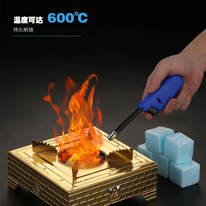 Solid Alcohol Block Barbecue Ignition Wax Block Blue Quick-Burning Fuel 100 Outdoor Picnic Ignition Block Combustion-Supporting Wax