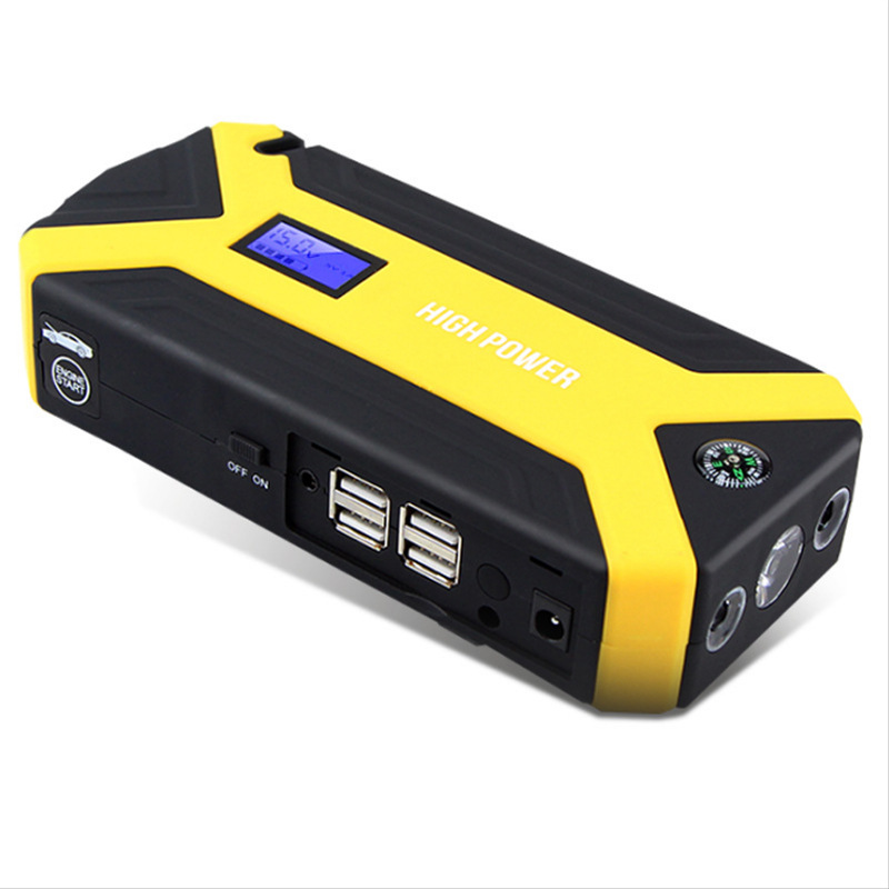 Multi-Functional Automobile Emergency Start Power Source 12V Vehicle-Mounted Large Capacity Rescue Ignition Emergency Starter Electric Treasure