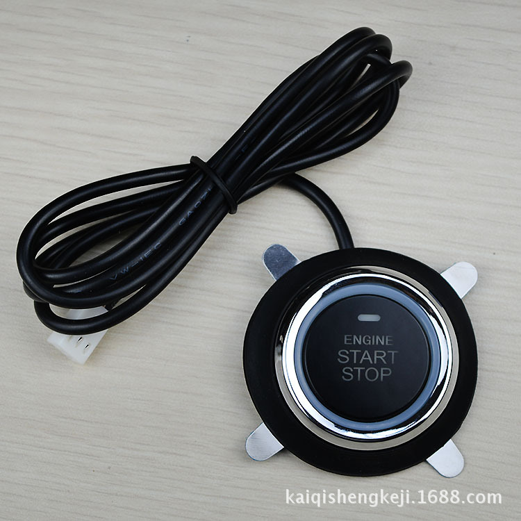 Kaiqisheng 12V Universal Car One-Click Start Keyless Entry Ignition Preheating System Remote Remote Control Start