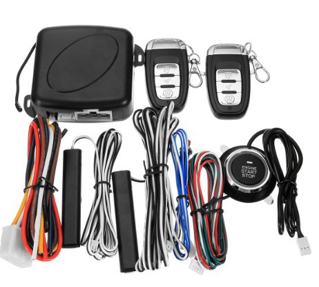 Kaiqisheng 12V Universal Car One-Click Start Keyless Entry Ignition Preheating System Remote Remote Control Start