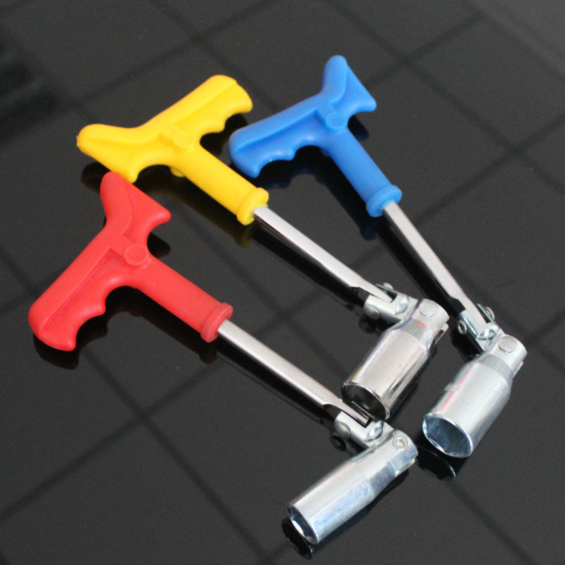 Spot Bold Universal Spark Plug Socket Wrench T-Type Spark Plug Sleeve Ignition Wrench