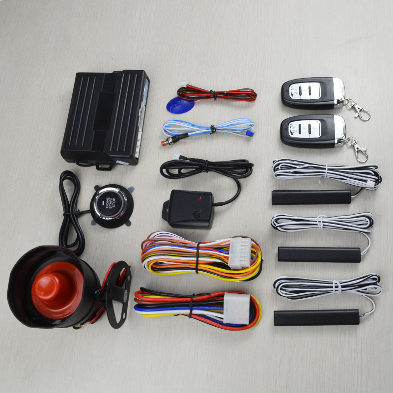 Cross-Border Car Modification One-Click Start PKE Keyless Access Remote Remote Ignition System 12V Anti-Theft Device