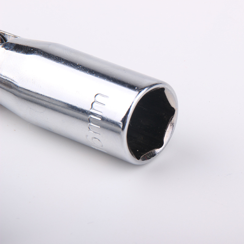 T-Type Spark Plug Socket Wrench Socket Ignition Wrench Card Universal Spark Plug Sleeve