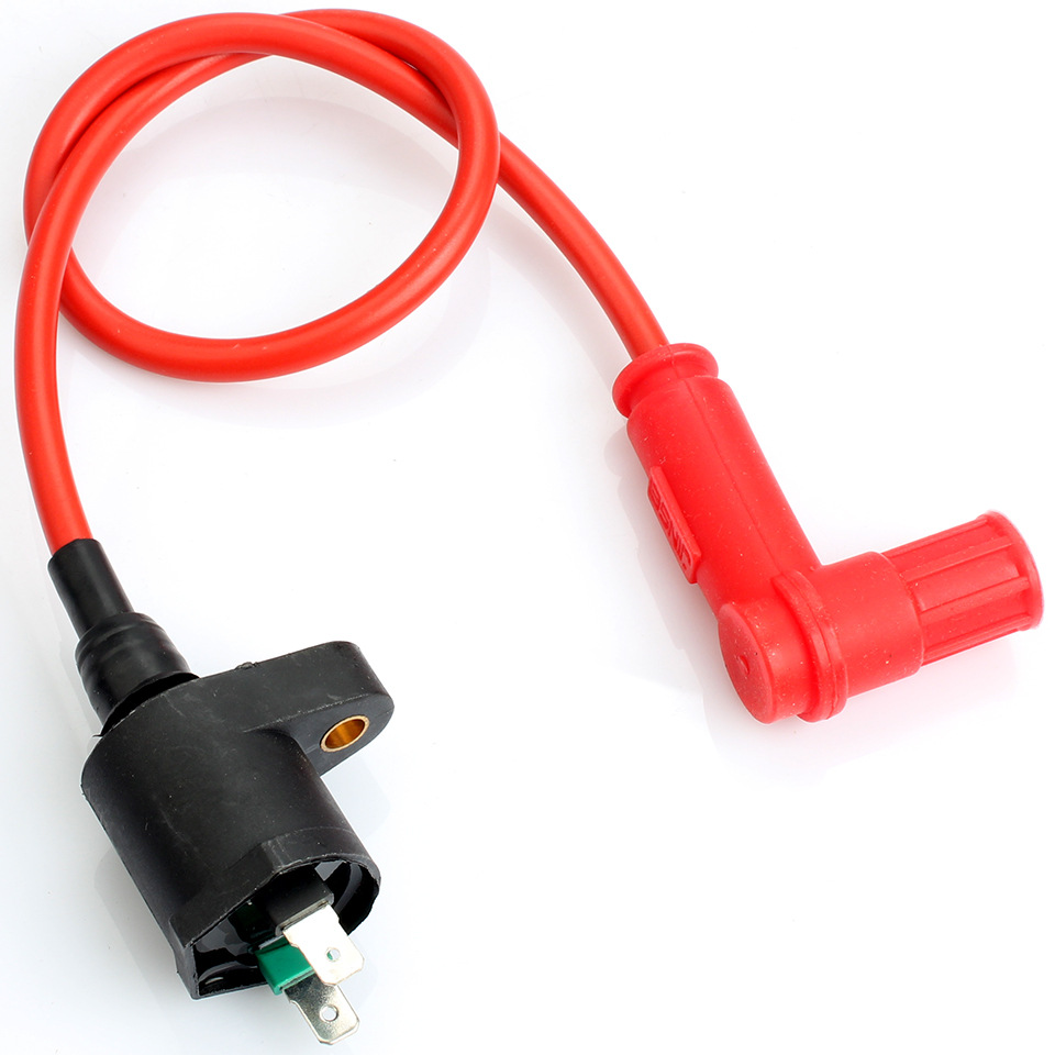 Off-Road Vehicle ATV ATV Modification Accessories Red 110-250cc Silicone High Pressure Package CDI Ignition Coil