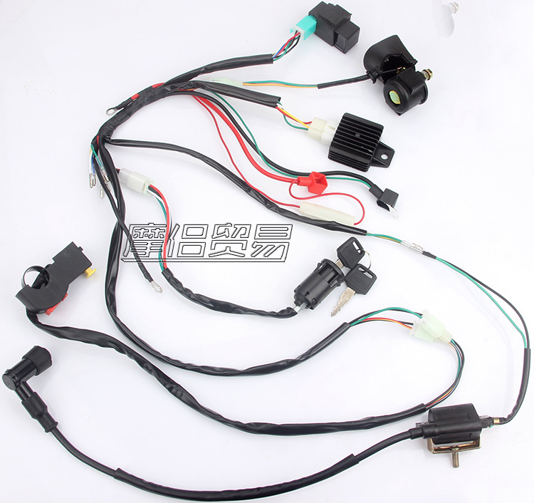 Scrambling Motorcycle ATV ATV Parts 50 70 90 110CC Entire Vehicle Line Harness Ignition System CDI