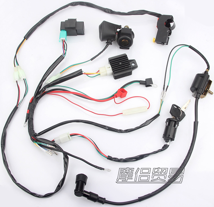 Scrambling Motorcycle ATV ATV Parts 50 70 90 110CC Entire Vehicle Line Harness Ignition System CDI