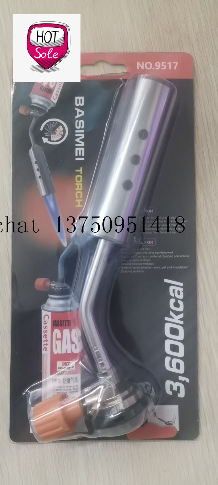 Flame Gum Basimei Torth Spray Gun Cartridge Spray Gun Flame Gun BBQ Ignition Gun Gas Spray Gun