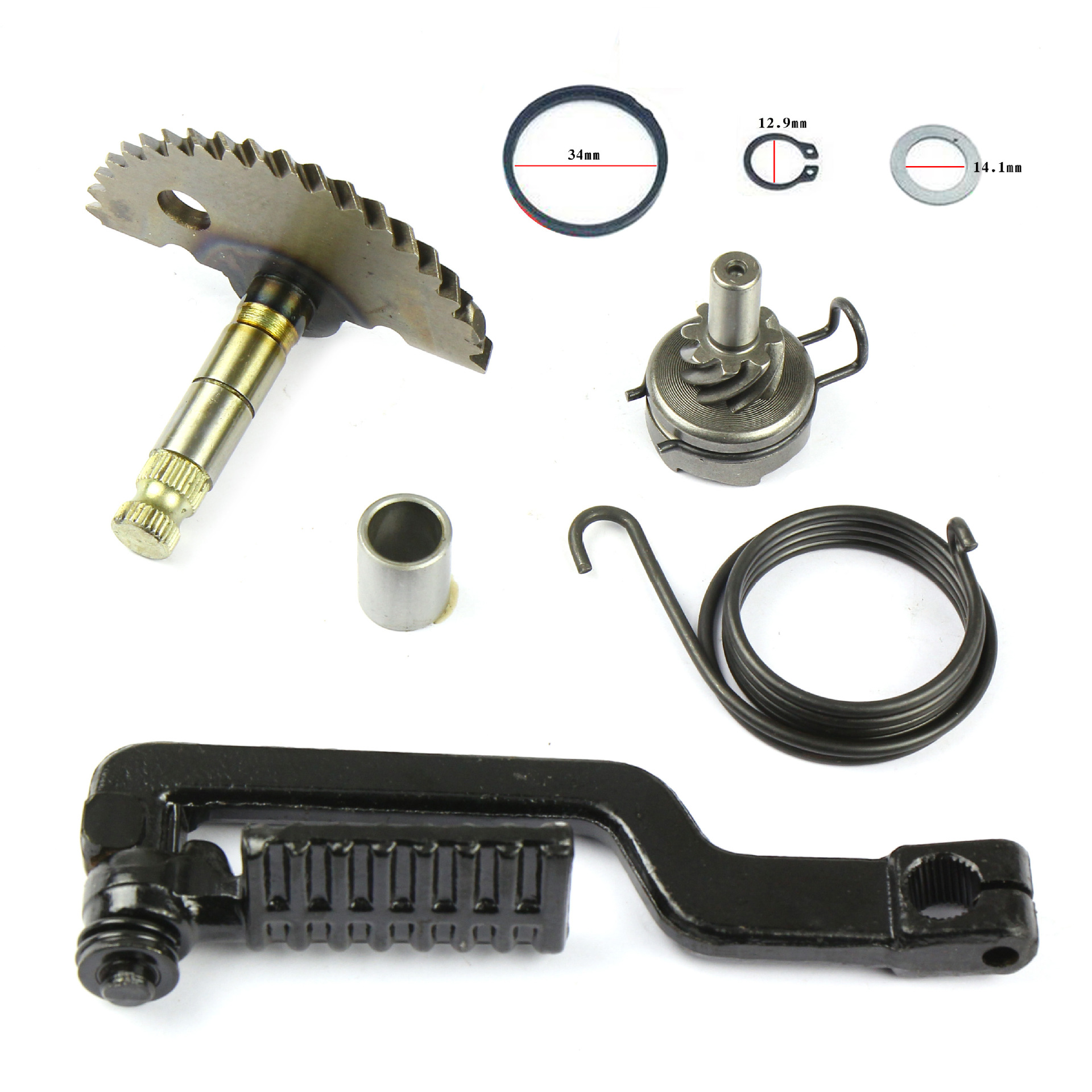 Pedal Motorcycle Haomai Gy650 60 80 Feet Starting Group Gy60 80 Ignition Rod Starting Shaft Idler Tooth