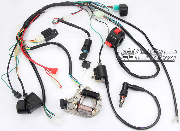 Scrambling Motorcycle ATV ATV Parts 50 70 90 110CC Harness Coil CDI Ignition Appliances Full