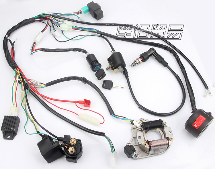Scrambling Motorcycle ATV ATV Parts 50 70 90 110CC Harness Coil CDI Ignition Appliances Full