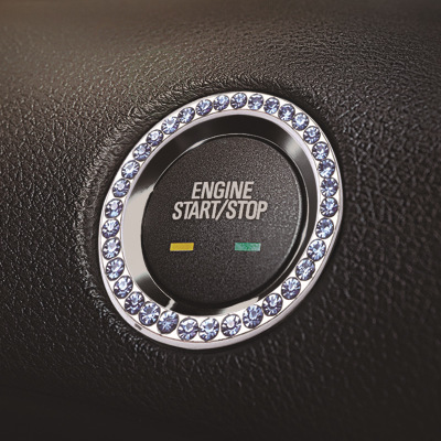 Auto accessories one - the button start button decoration ring hand set diamond crystal ignition ring affixed to the car accessories