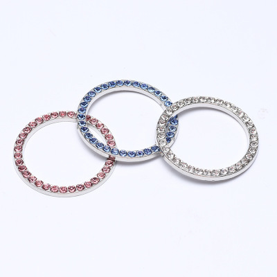 Auto accessories one - the button start button decoration ring hand set diamond crystal ignition ring affixed to the car accessories