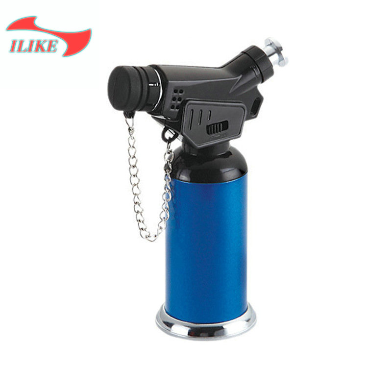 Mini portable ignition flamethrower barbecue point flamethrower kitchen lighter straight 