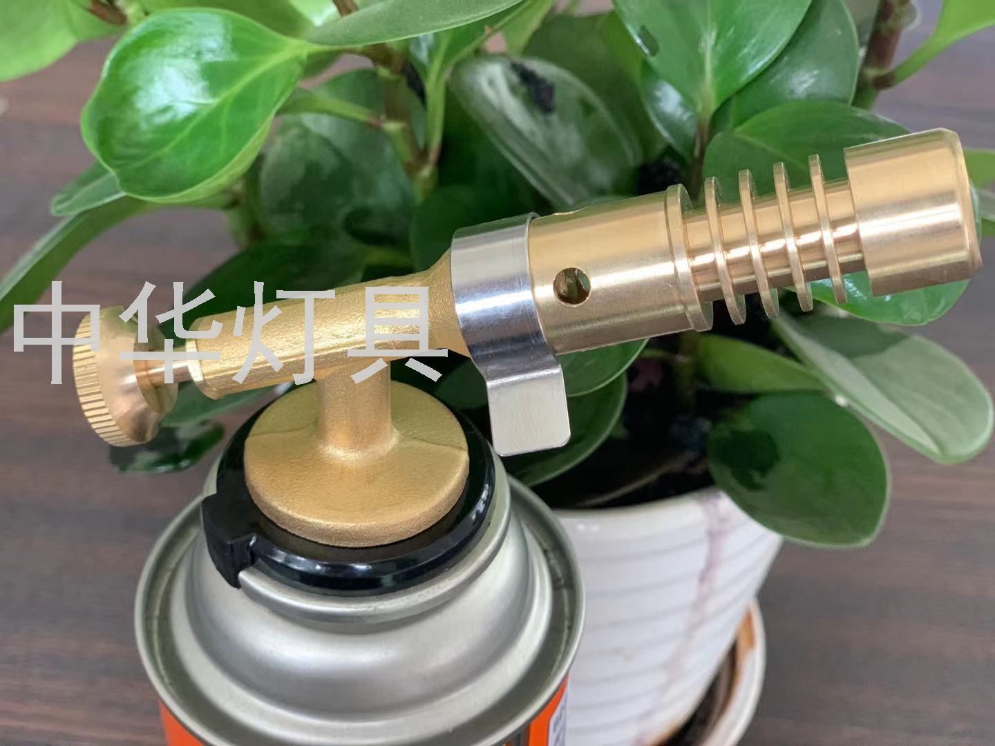 #733 Copper Multi-Function Windproof Butagas Flame Gun Kitchen Stove Igniter Baking Cake Spray Gun