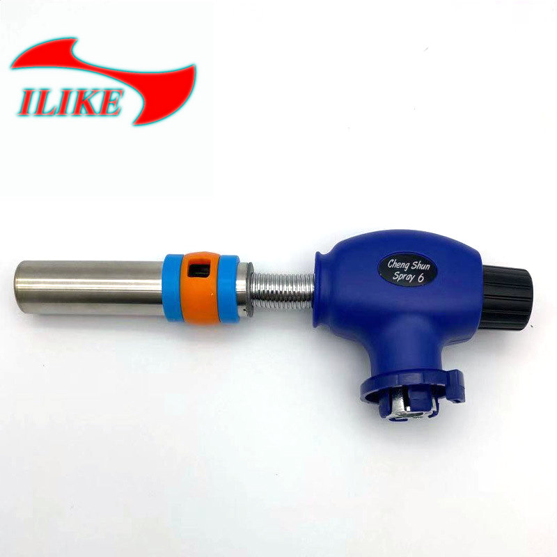 2020 new gun adjustable open flame direct fire gun picnic barbecue card type flamethrower igniter welding gun
