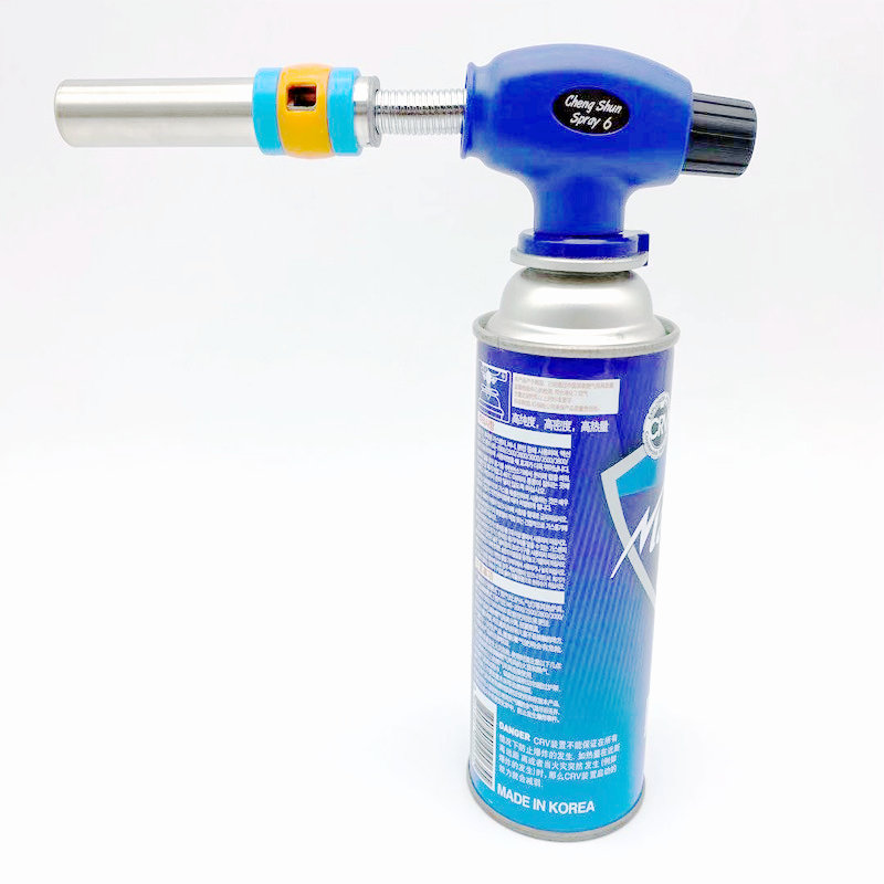 2020 new gun adjustable open flame direct fire gun picnic barbecue card type flamethrower igniter welding gun