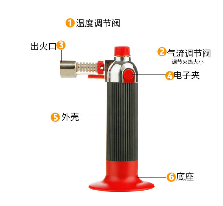 Large straight to the lighter kitchen defrost using a blowtorch blowtorch gas metal local igniter welding gun