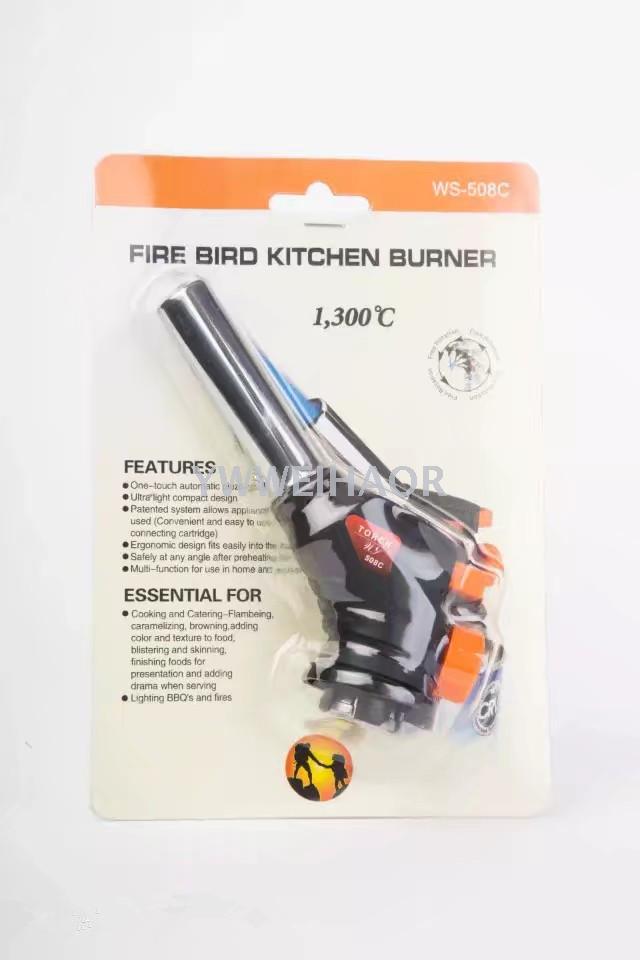 SOURCE Factory Goods 508# Fire-Jet Head Gun Lighter Hotel Kitchen Outdoor Igniter