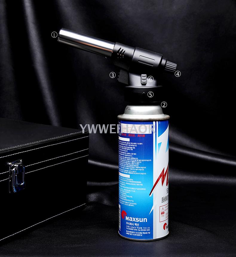 Fire-Jet Head Flame Gun Outdoor Kitchen Hotel Barbecue Fire Gun Lighter Igniter