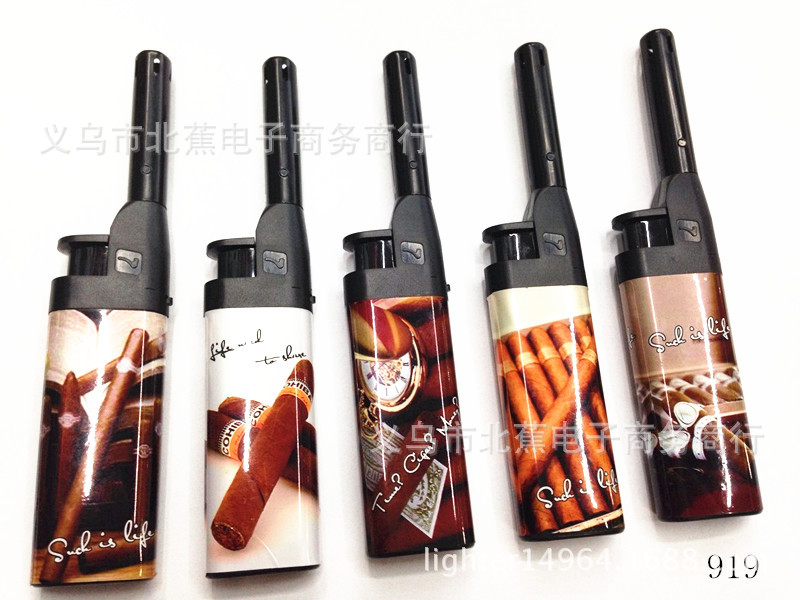Kitchen Open Fire Burning Torch 907 Mini Color Stickers Low Price Igniter Fire Stick