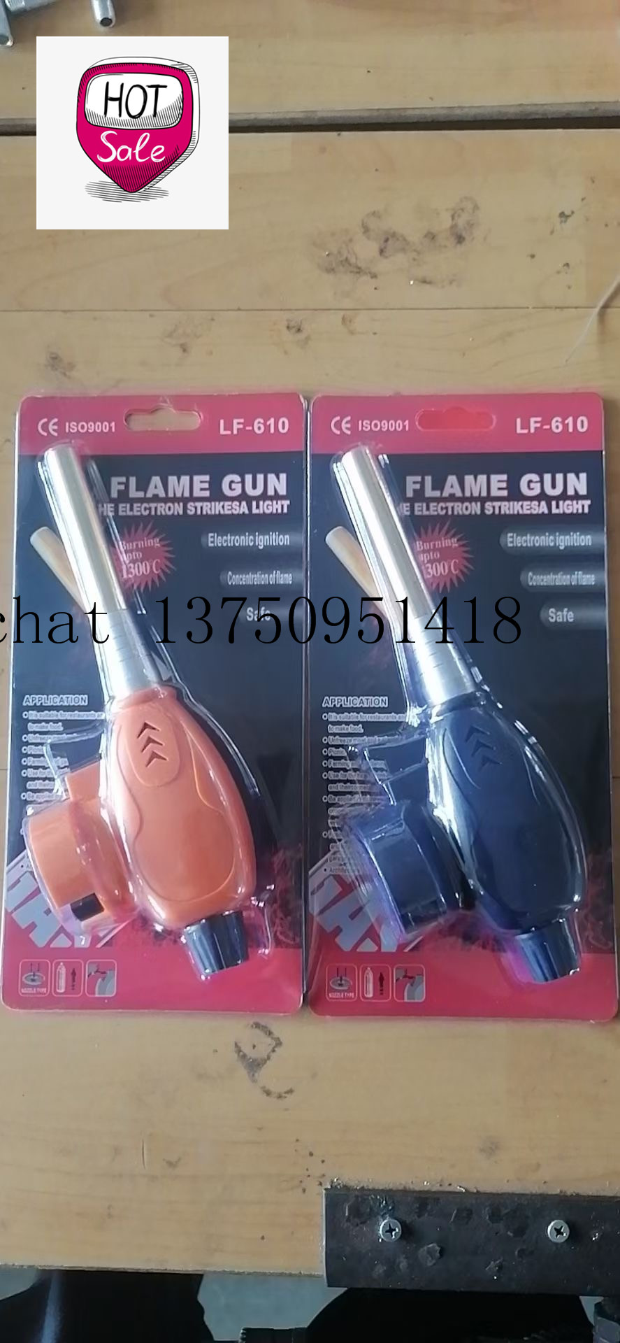 LF-608 GAS TORCH  Large Pipe Igniter Burning Torch Flame Gun Spray Gun Gas Stove Gun Lighter Liquefied Gas Spray Gun