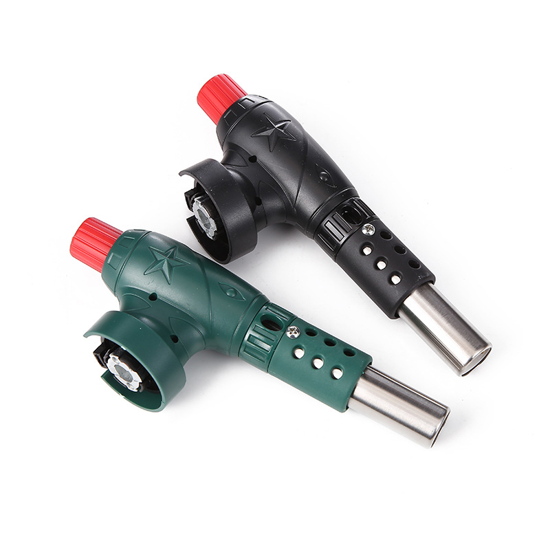 Card Type Flame Gun Outdoor Portable Picnic BBQ Ignition Gun Butagas Flame Gun Kitchen Baking Igniter Wholesale
