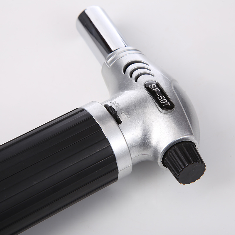 Factory Direct Sales Card Type Flame Gun Barbecue Roast Pig Convenient Baking Spray Gun Head Field Igniter