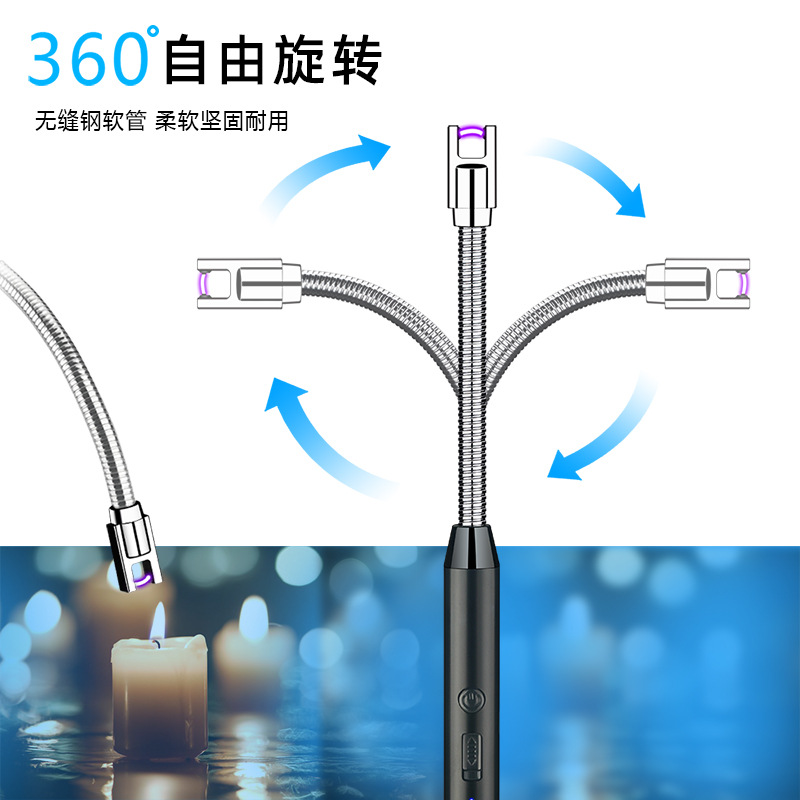 2021 New Lengthened Gas Stove Natural Gas Electronic Charging Igniter Kitchen Burning Torch Igniter Lighter