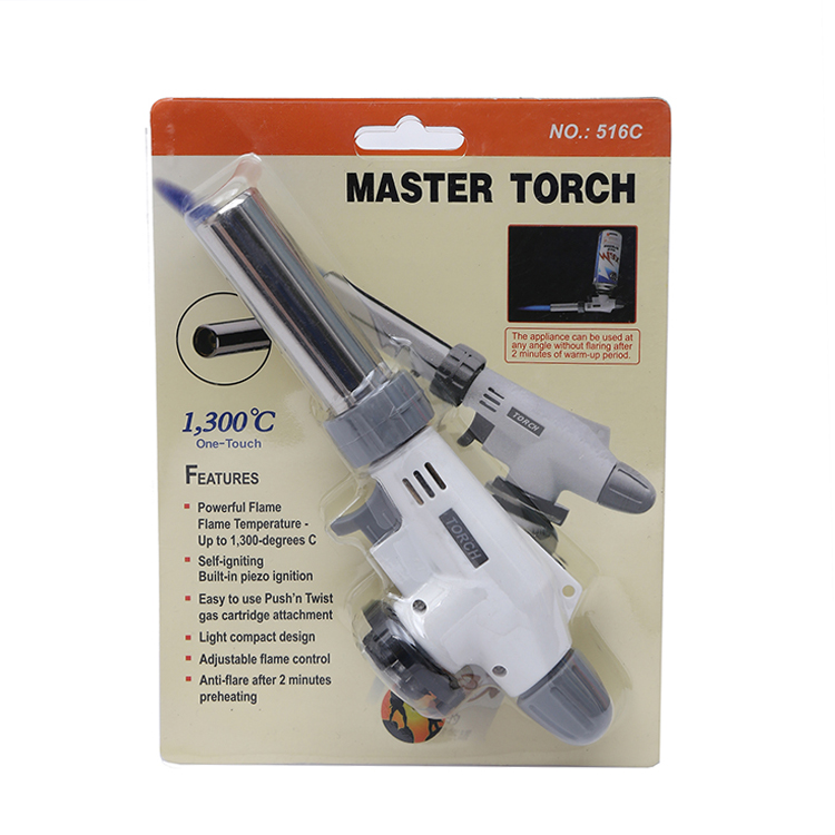 Factory Batch 516c Inverted Card Type Gas Tank Spray Gun Welding Baking Kitchen Stove Igniter Flame Gun Welding Gun