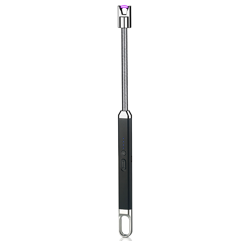 New Arc Pulse Windproof Burning Torch Metal Igniter Gas Stove Natural Gas Igniter Lighter Cross-Border