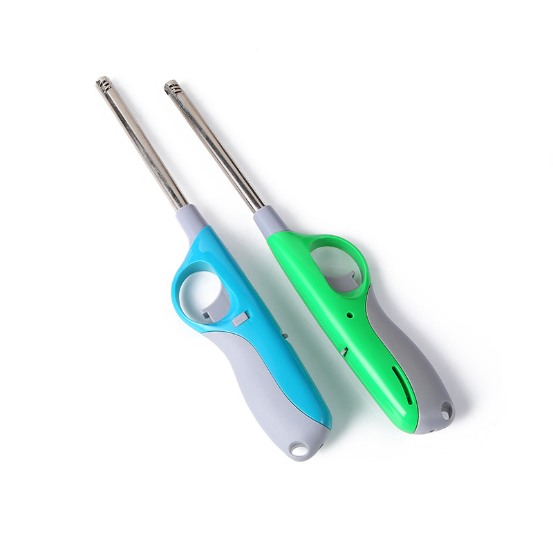 Wholesale small portable igniter outdoor barbecue lighter indoor kitchen gas lighter