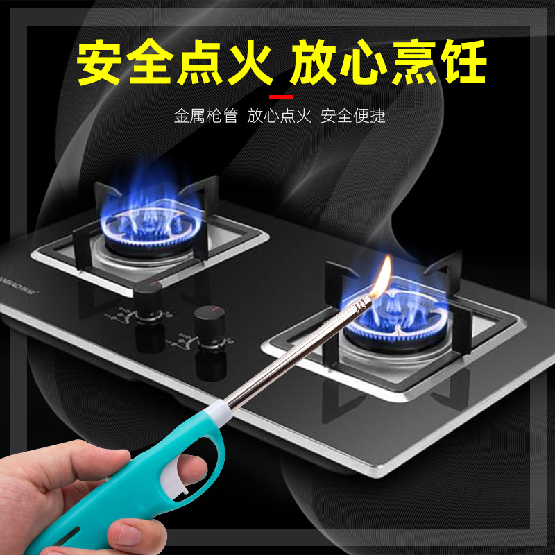 Open Fire Burning Torch Outdoor Barbecue Gun Lighter Gas Stove Ignition Lighter Household Igniter