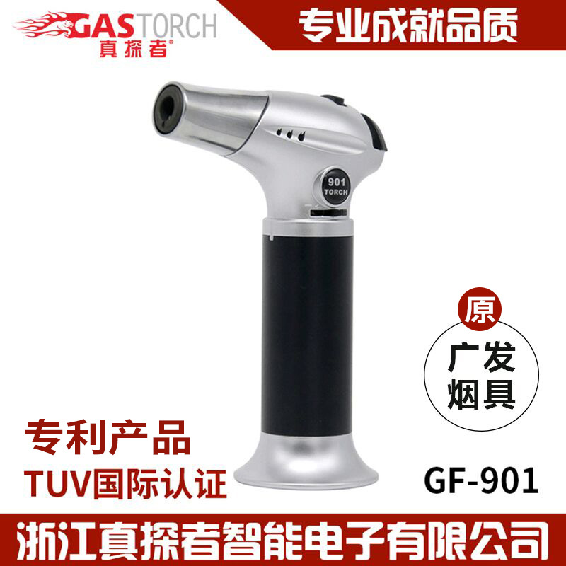 Real Explorer Flame Gun Metal Welding Torch Igniter Outdoor Barbecue High Temperature Fire Maker Torch Lighter Spray Gun
