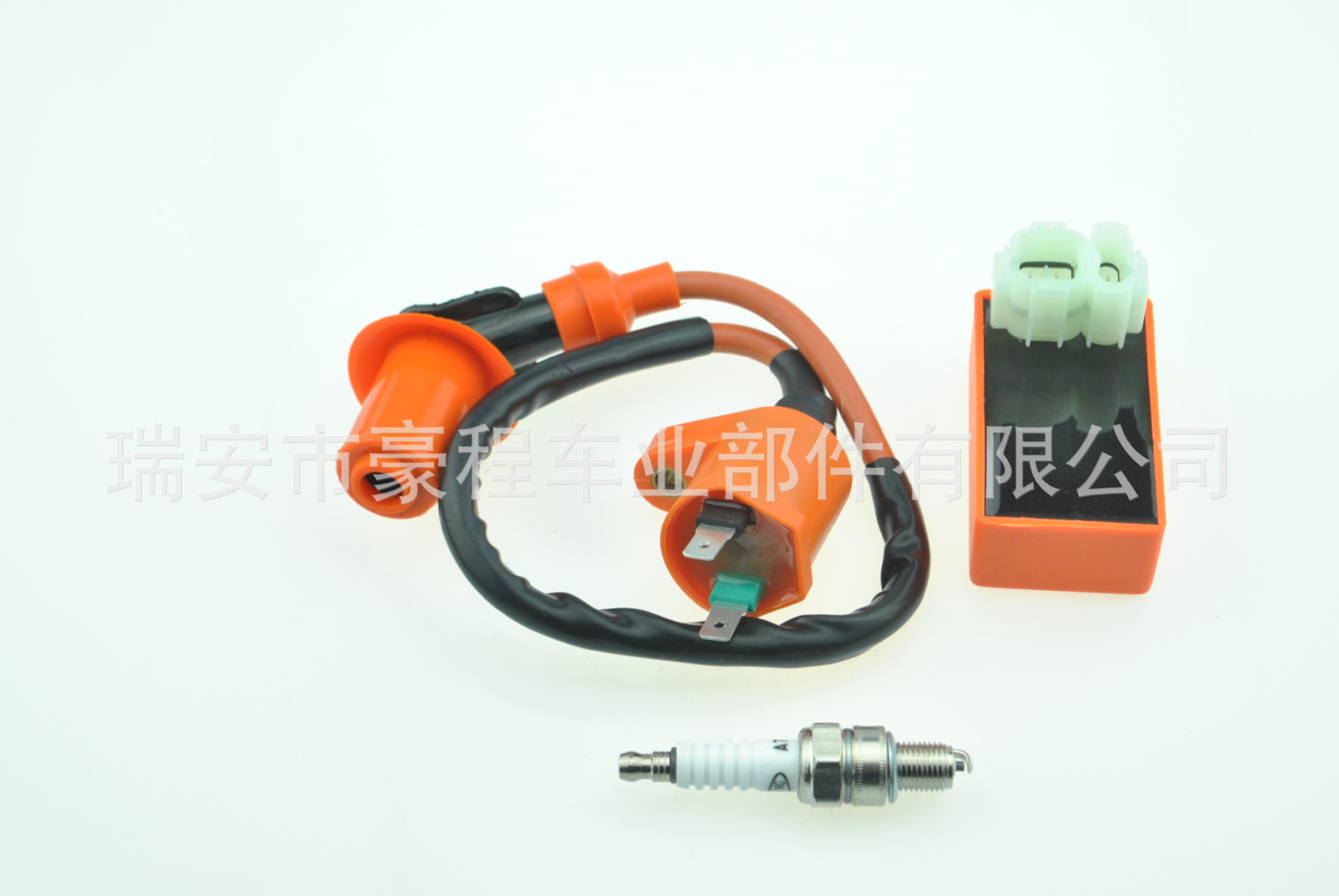 Scooter GY6 50cc 125cc 150cc Modified Orange Igniter High Pressure Package Spark Plug