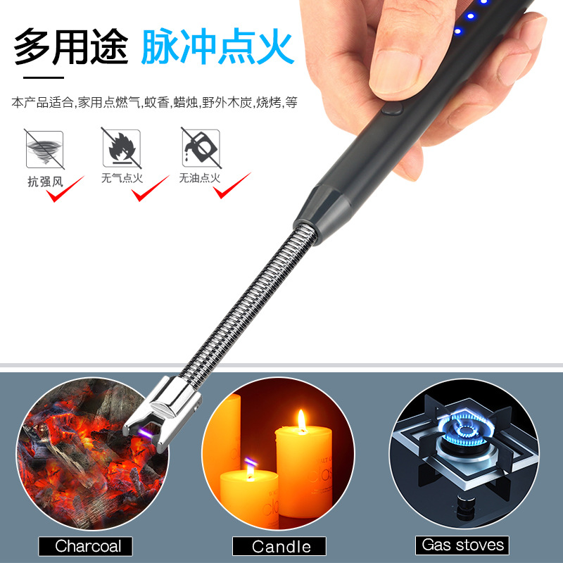 Arc Extended Burning Torch Aroma Candle Gas Stove Natural Gas Igniter Igniter Charging Lighter