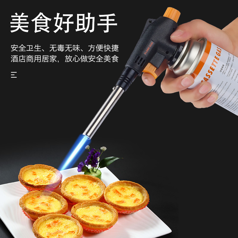 Portable New 930 Card Type Gas Tank Flame Gun Outdoor Barbecue Torch Baking Kitchen Baking Igniter