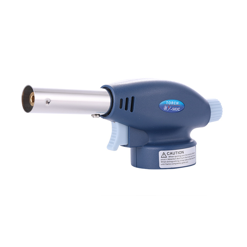 Direct Selling Outdoor Barbecue Windproof Fire-Spraying Direct Injection Gun Head Convenient Ignition Button Card Interface Igniter