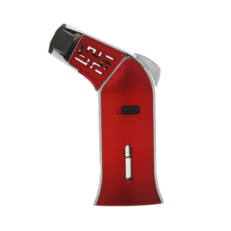 Real Explorer Wind-Resistant Lighter High Temperature Welding Gun Spray Gun Igniter Cigar Moxibustion Lighter Ignition Small Gun Spray