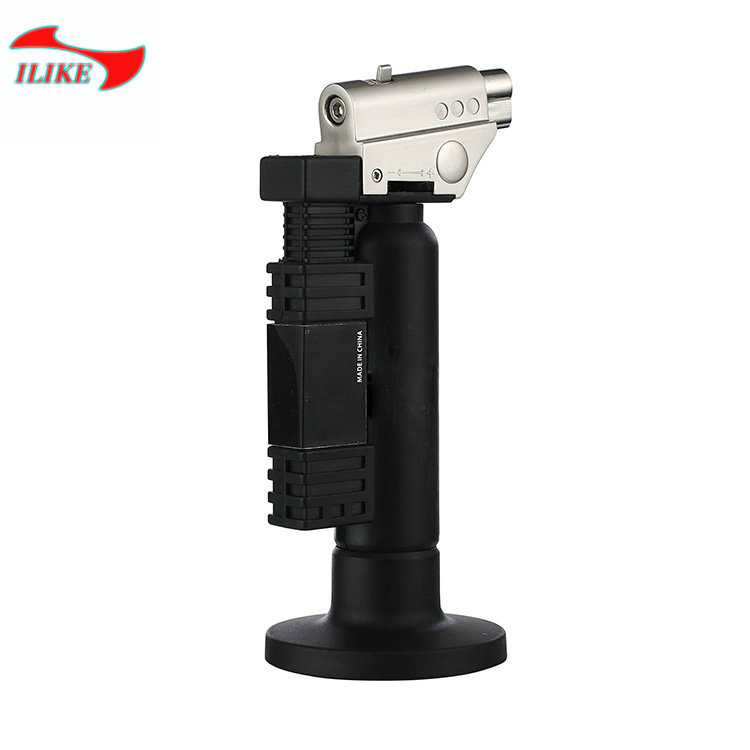 Portable outdoor windproof barbecue camping igniter open flame flamethrower outdoor camping tool
