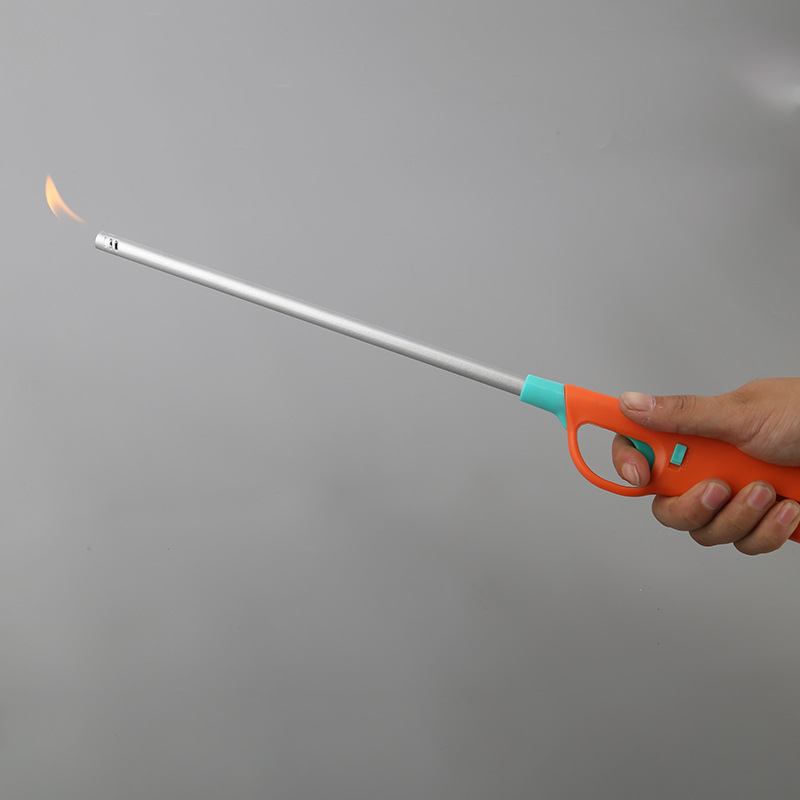 Lengthened Straight Tube Burning Torch Factory Wholesale Kitchen Barbecue Igniter Adjustable Flame Flame Lighter