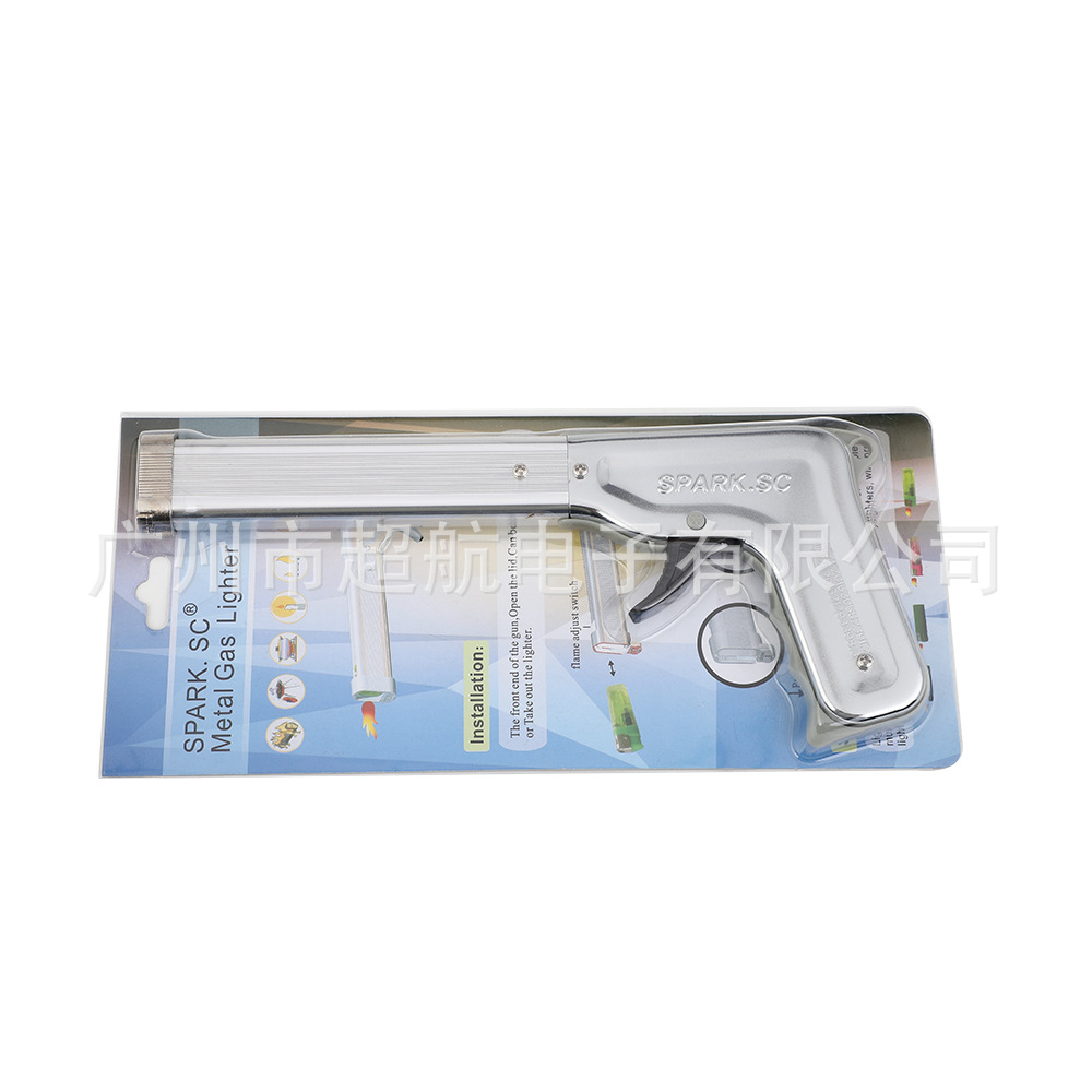 Metal-Mounted Lengthened Igniter Lighter Igniter Gas Stove Barbecue Aluminum Alloy Lengthened Lighter