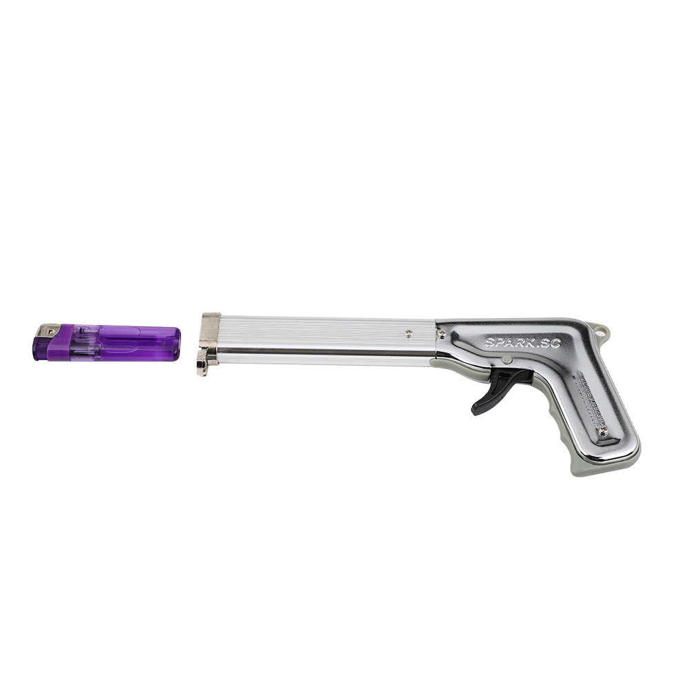 Metal-Mounted Lengthened Igniter Lighter Igniter Gas Stove Barbecue Aluminum Alloy Lengthened Lighter
