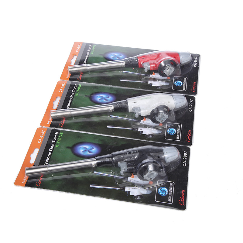 Wholesale inflatable igniter kitchen gas burner igniter plastic windproof flame igniter